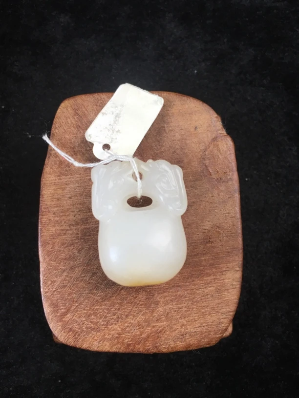 和田玉玉木鱼挂件