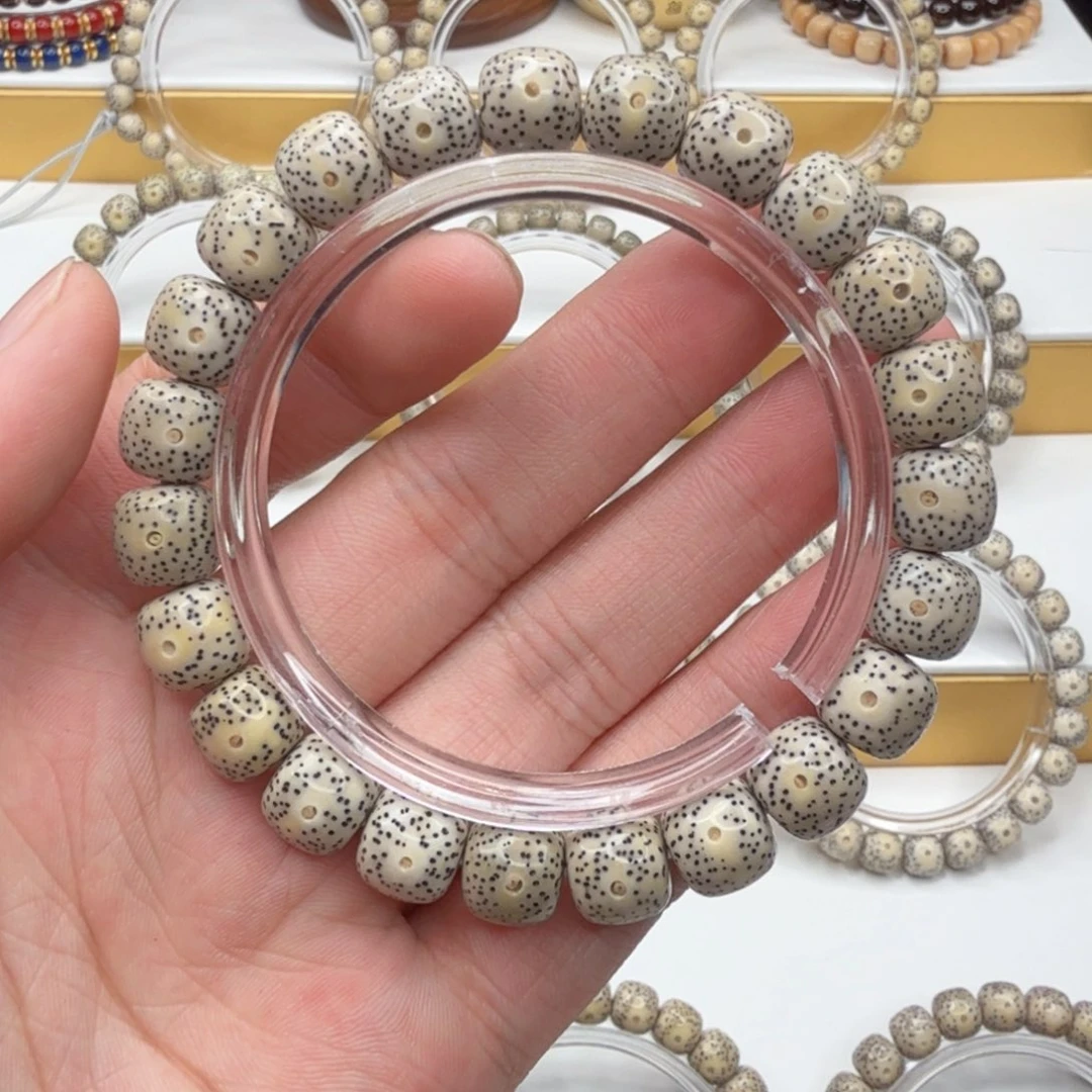 手串星月菩提石玉料小细星单圈