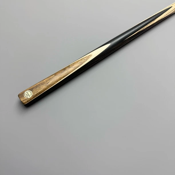 段氏黑牌单插古夷苏木编号7956一体式台球杆中式八球台球杆手工杆