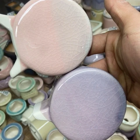 红陶花盆微瑕介意勿拍