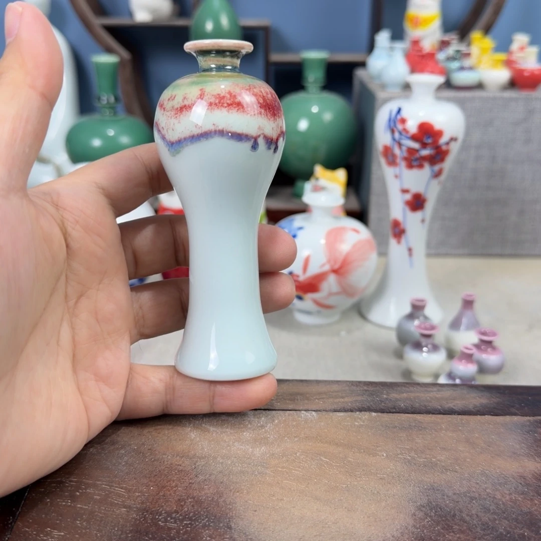 陶瓷手工小花器摆件