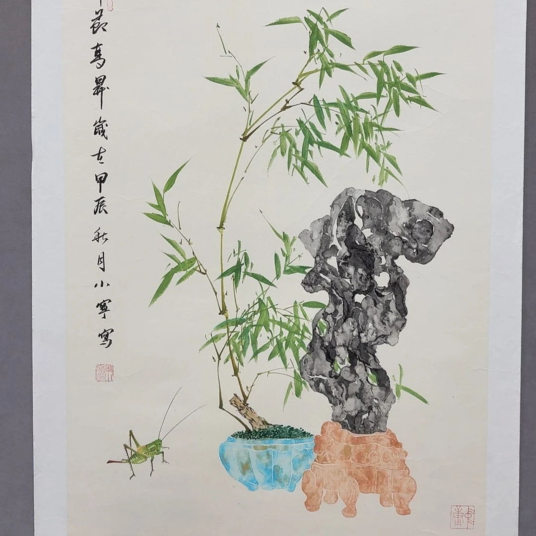 国画亲笔手绘放心去藏