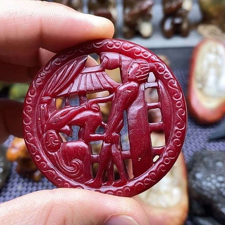 未镶嵌蛇纹石玉颈饰
