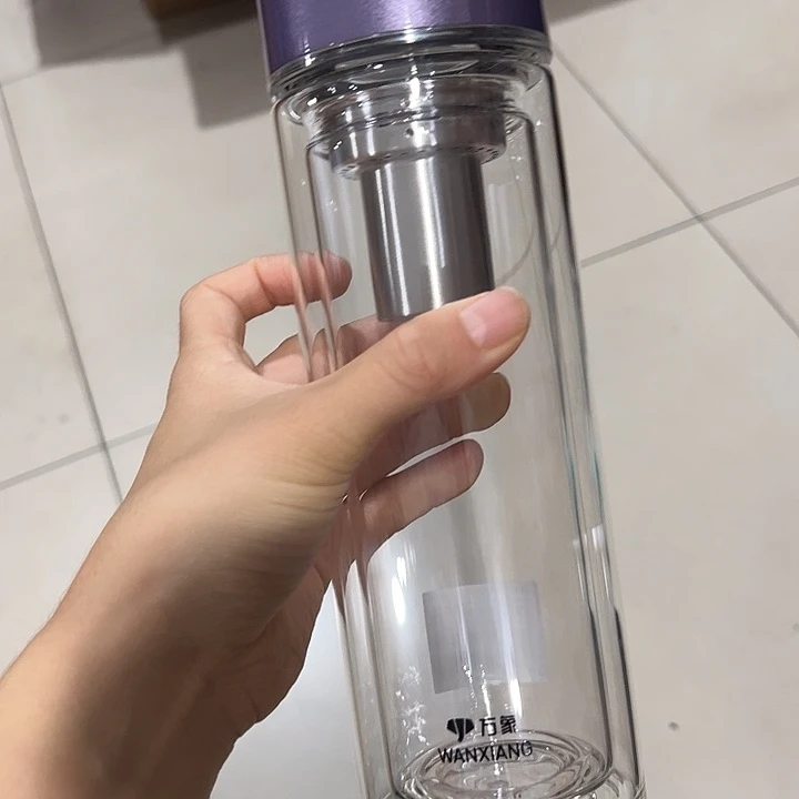 万象v149s紫色玻璃杯玻璃杯490