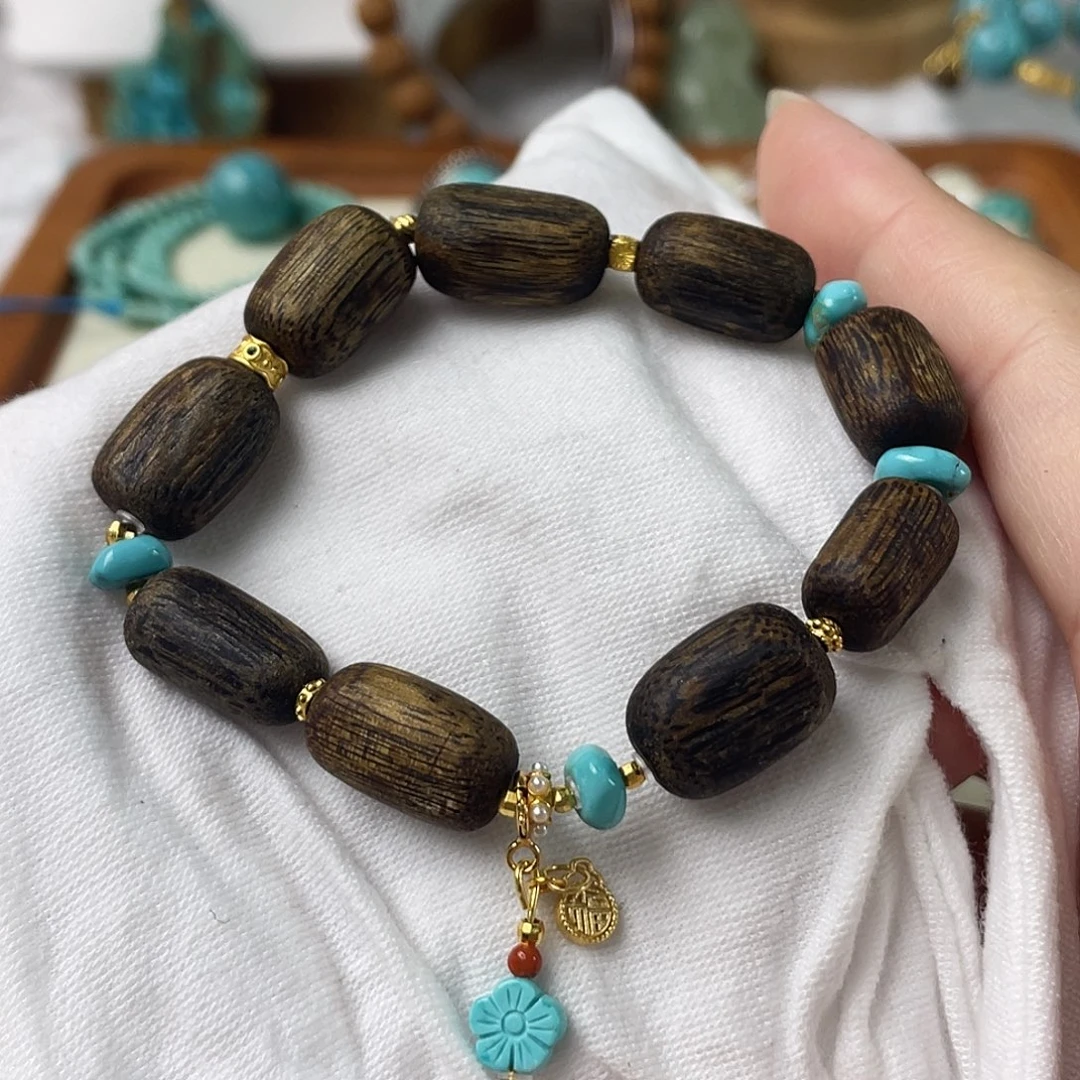 银S925镶嵌绿松石配饰