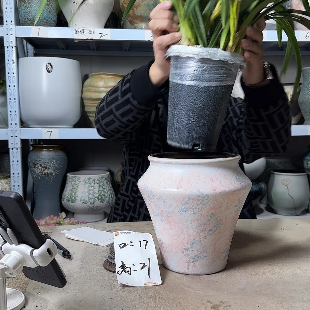 17@21 紫砂花盆尺寸