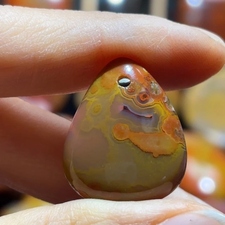 玛瑙/玉髓吊坠(不含链)未镶嵌