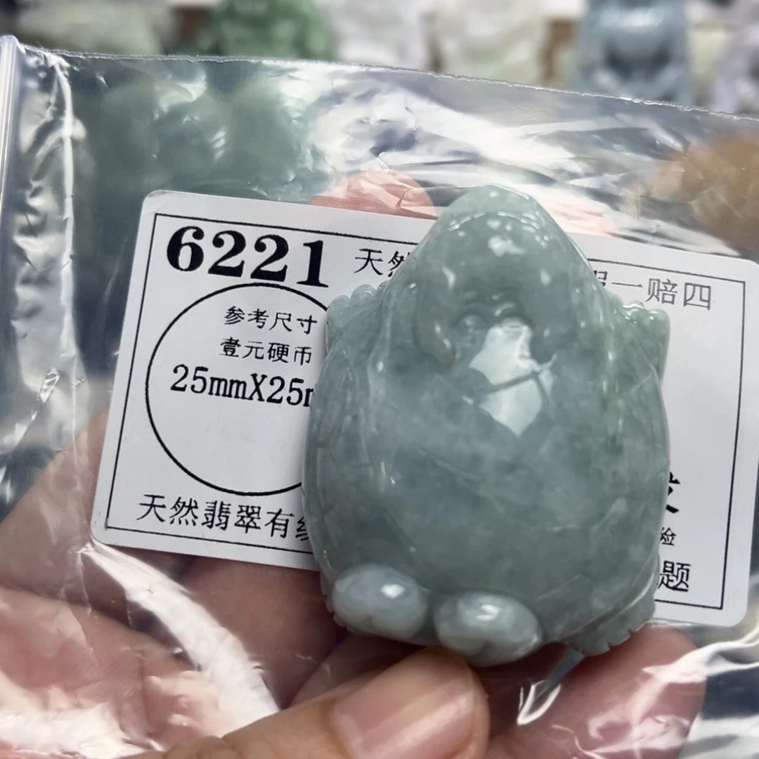 翡翠未镶嵌吊坠(不含链)6221