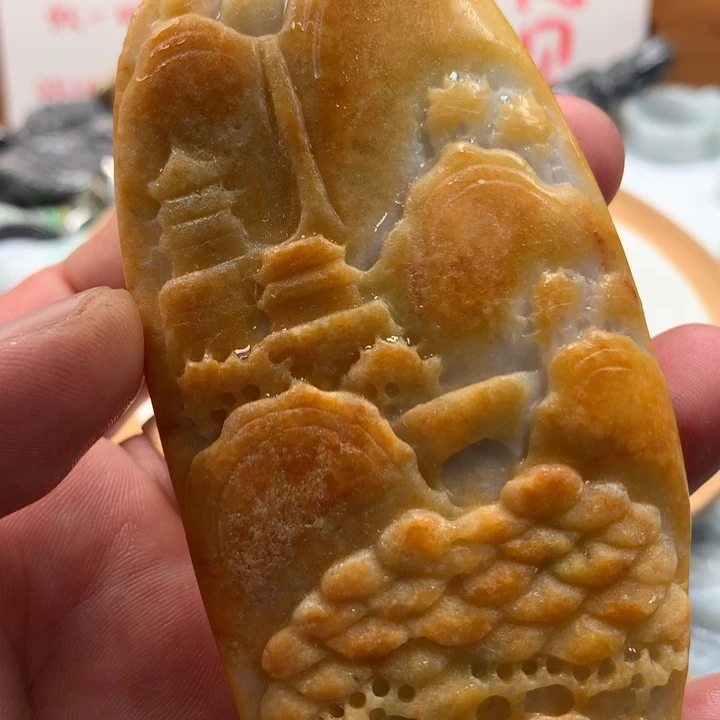 翡翠未镶嵌颈饰保真天然a货翡翠