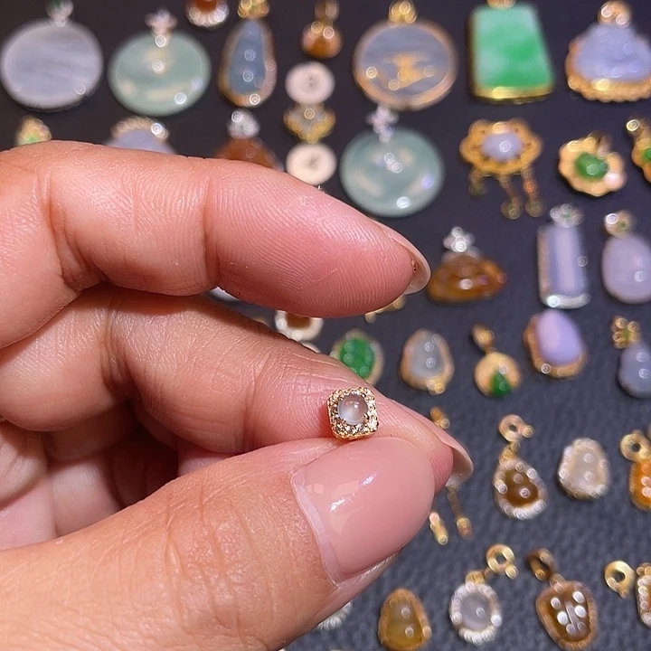 翡翠银S925镶嵌颈饰