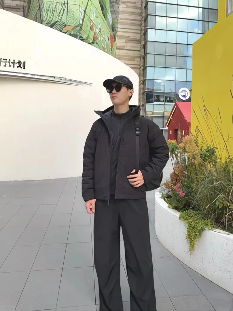 HC冬季爆款男女情侣户外防风防寒保暖鹅绒时尚连帽羽绒服-N1