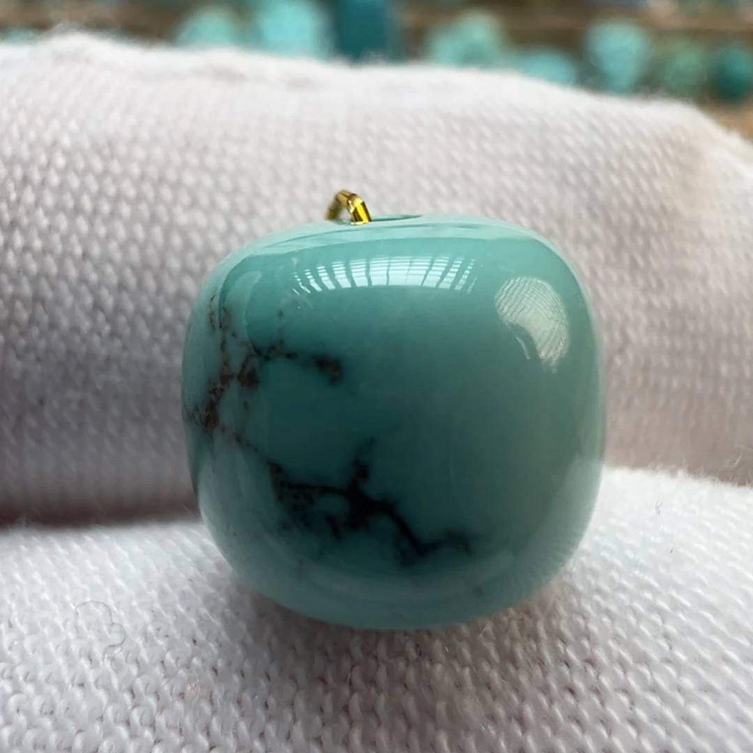 绿松石未镶嵌配饰9.8*8.8