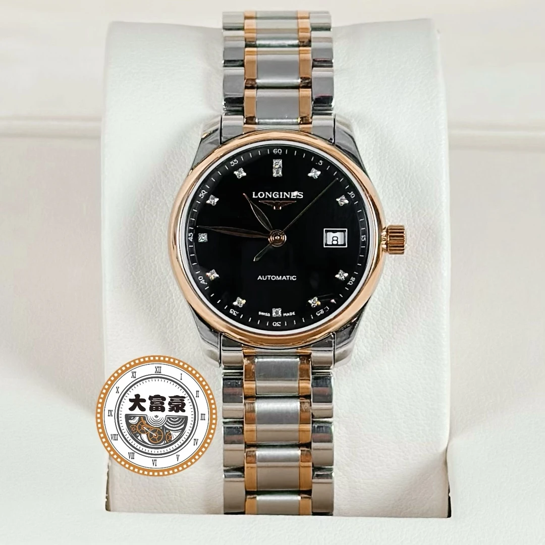 99新 Longines/浪琴 康卡斯系列2019年全套自动机械表男士时尚