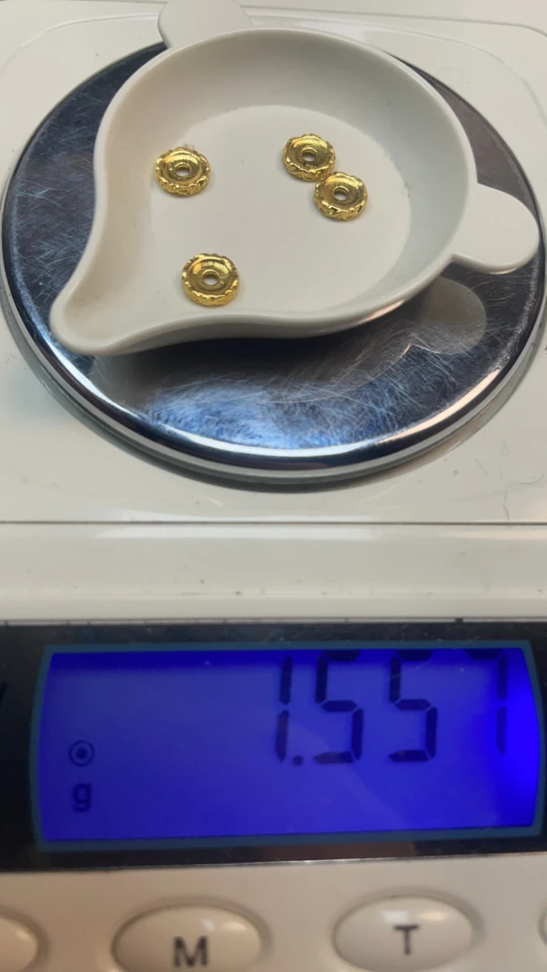 足金999配饰隔片
