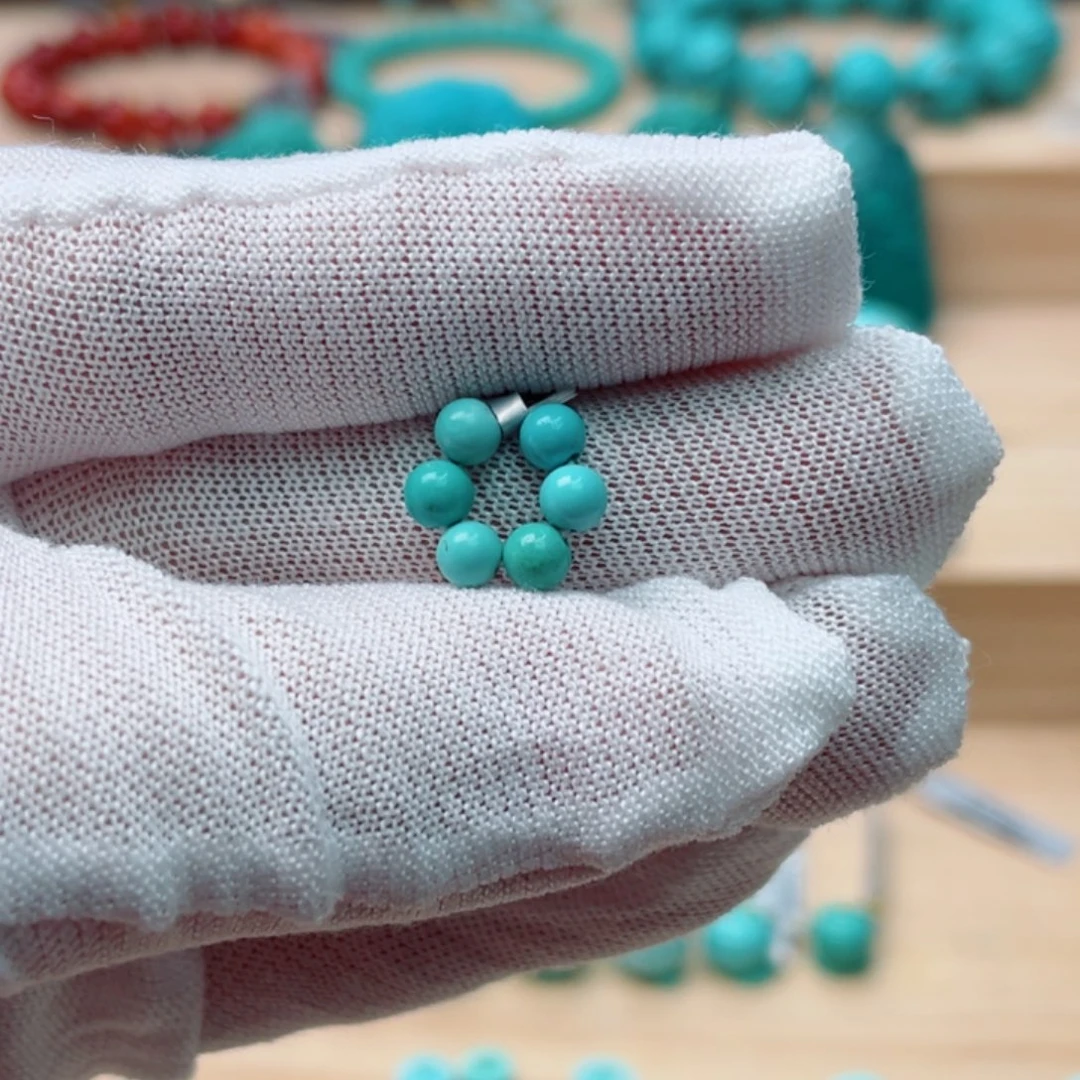 未镶嵌绿松石珠宝奇石