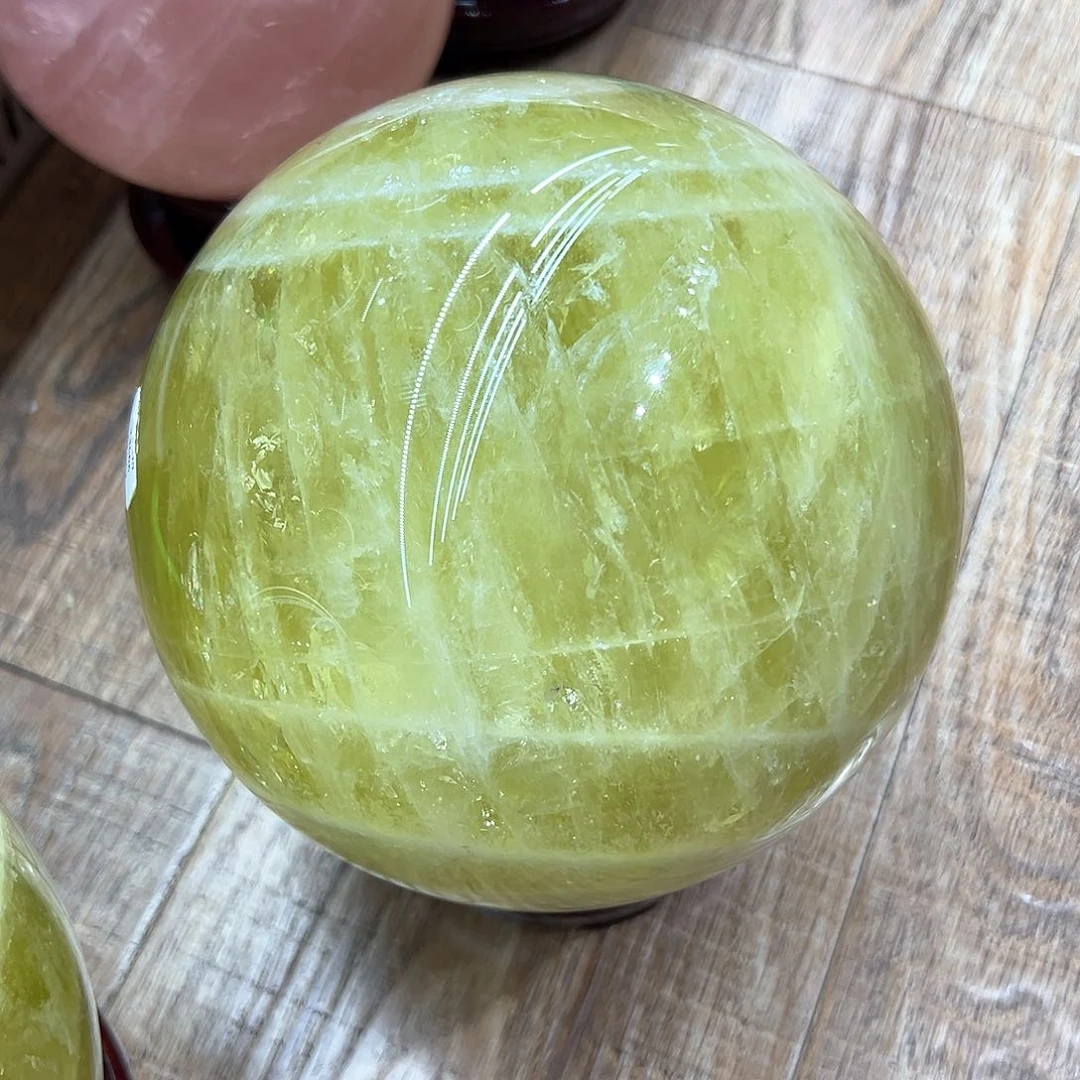 水晶水晶球摆件未镶嵌爱***猫