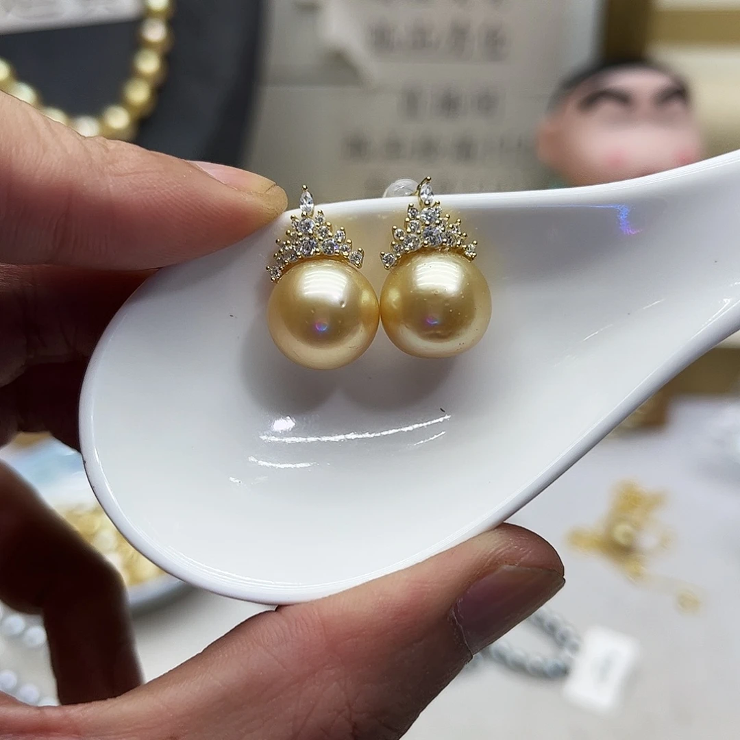 耳饰未镶嵌海水珍珠