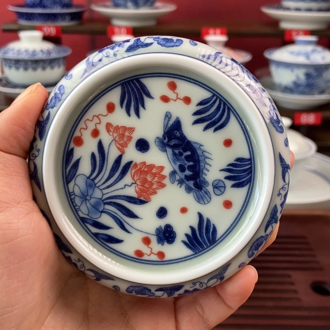 장***이两个景德镇高温精选茶具