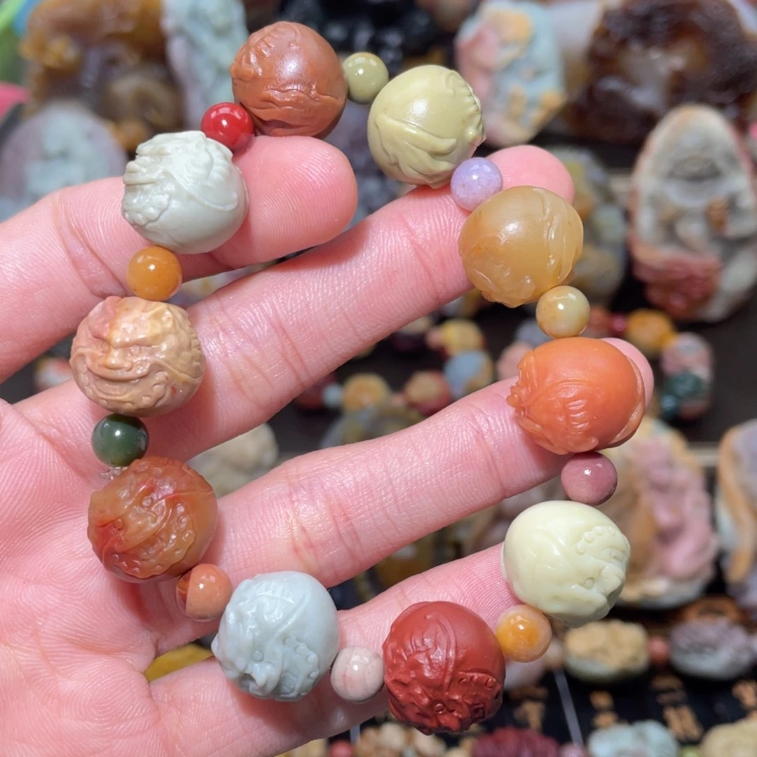 石英质玉未镶嵌手串