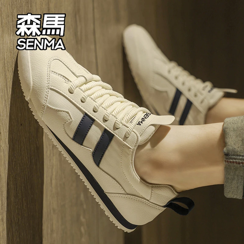 SENMA/森马软底阿甘鞋男2025新款夏季透气复古休闲鞋青少年运动鞋