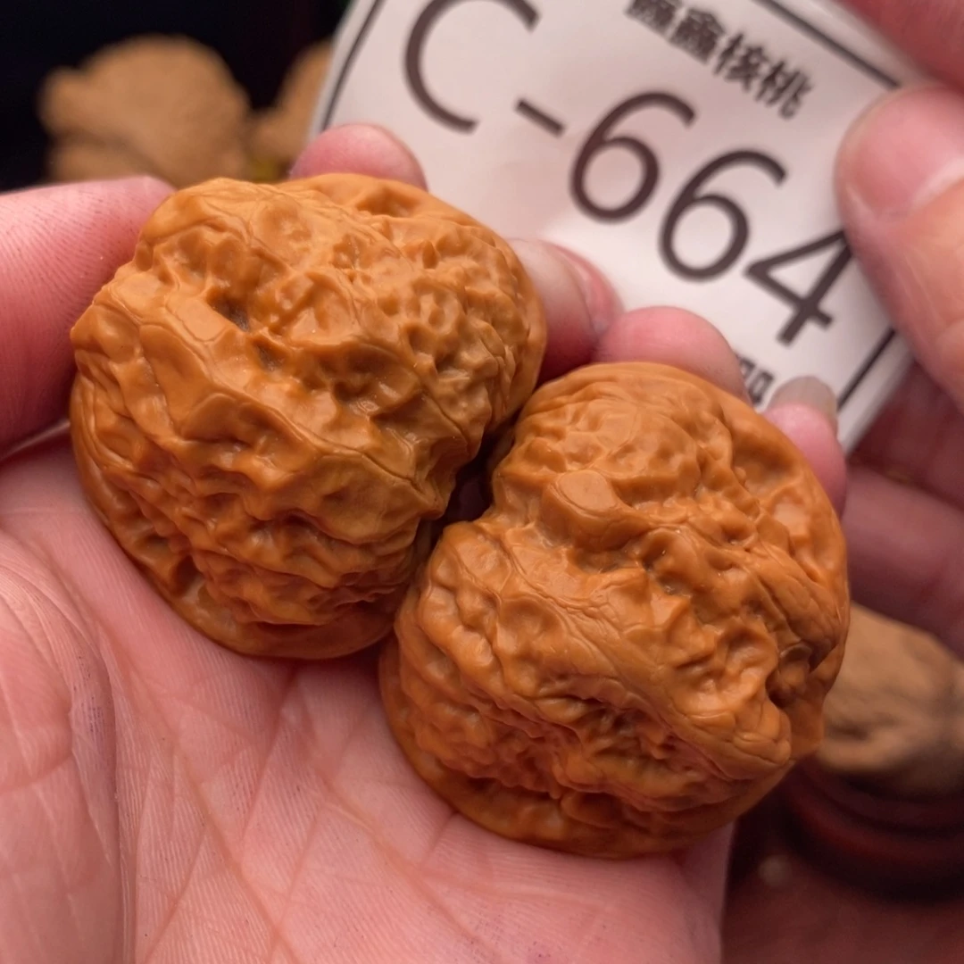 文玩核桃把件开背蛙37