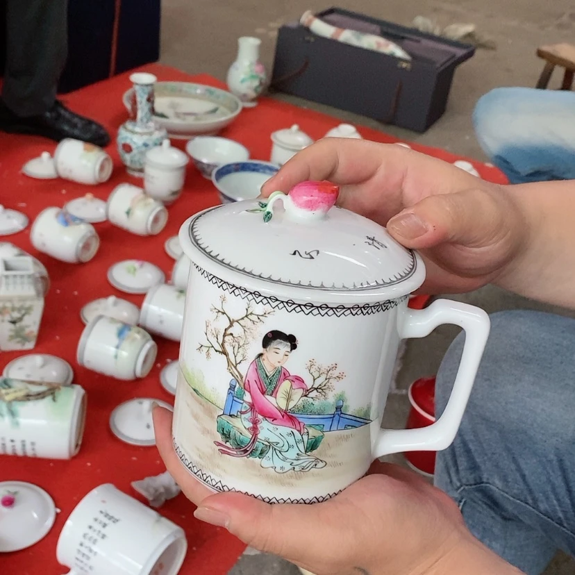 【闪购商品】瓷片红*瓷景德镇现代工艺品