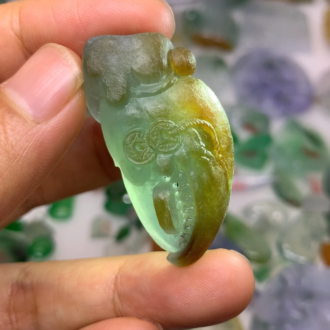 定制翡翠未镶嵌天然翡翠定制