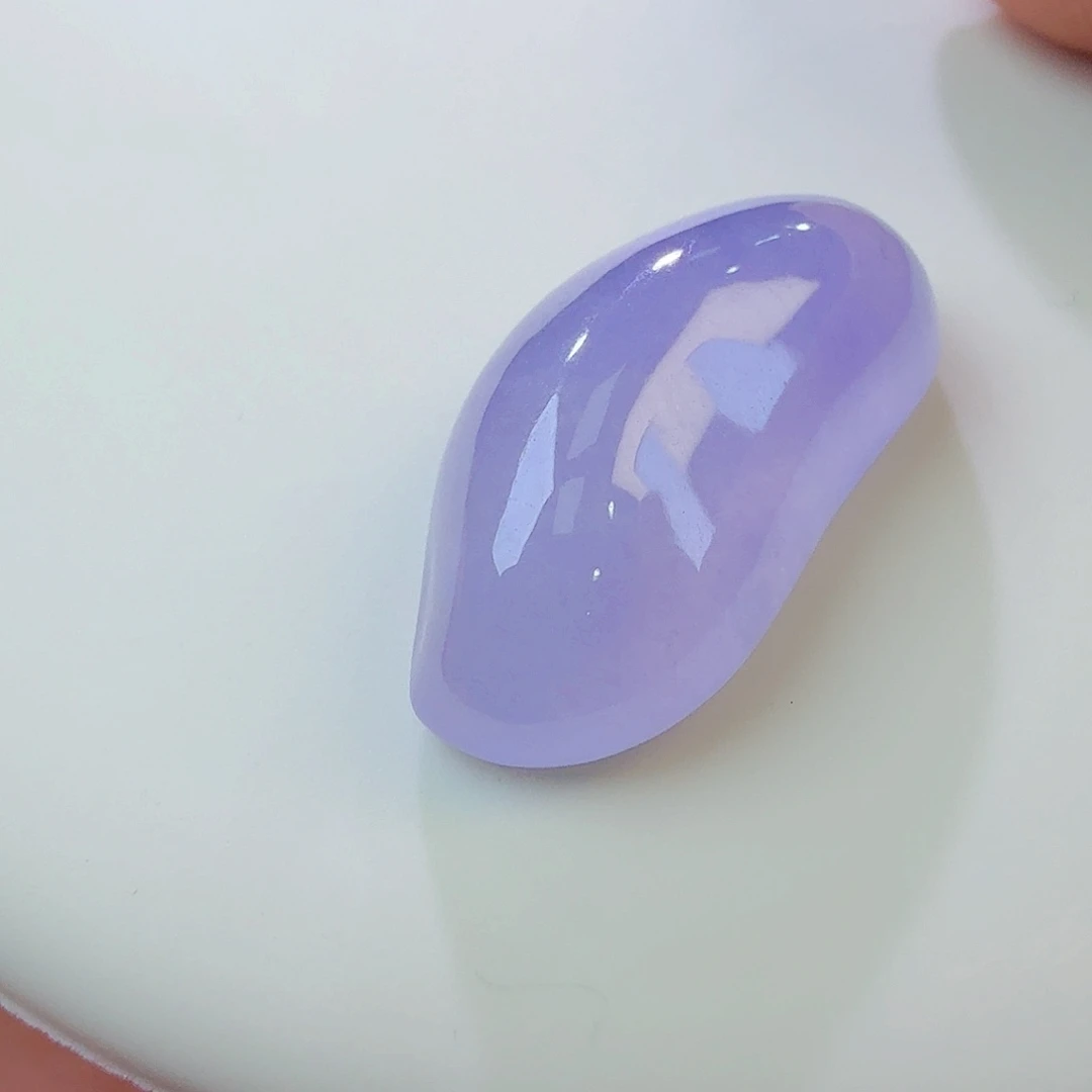 翡翠裸石冰蓝紫随行