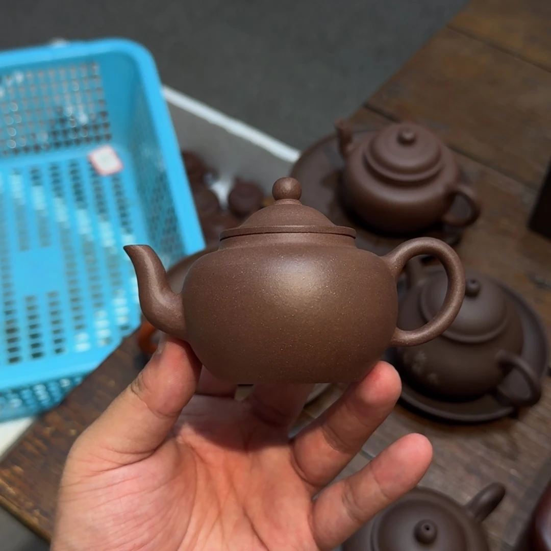 茶壶紫砂宫灯帽子一把