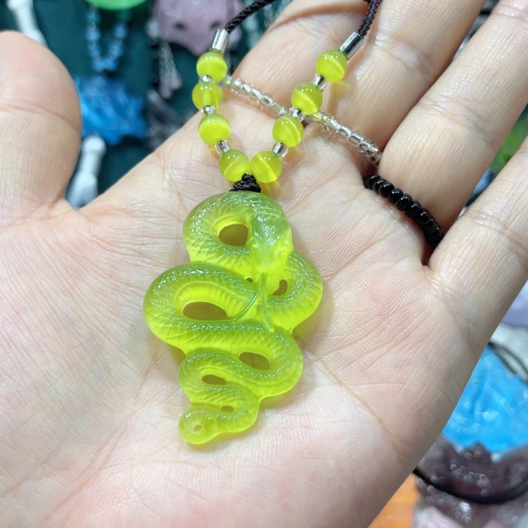 【闪购商品】未镶嵌岫玉颈饰68项链