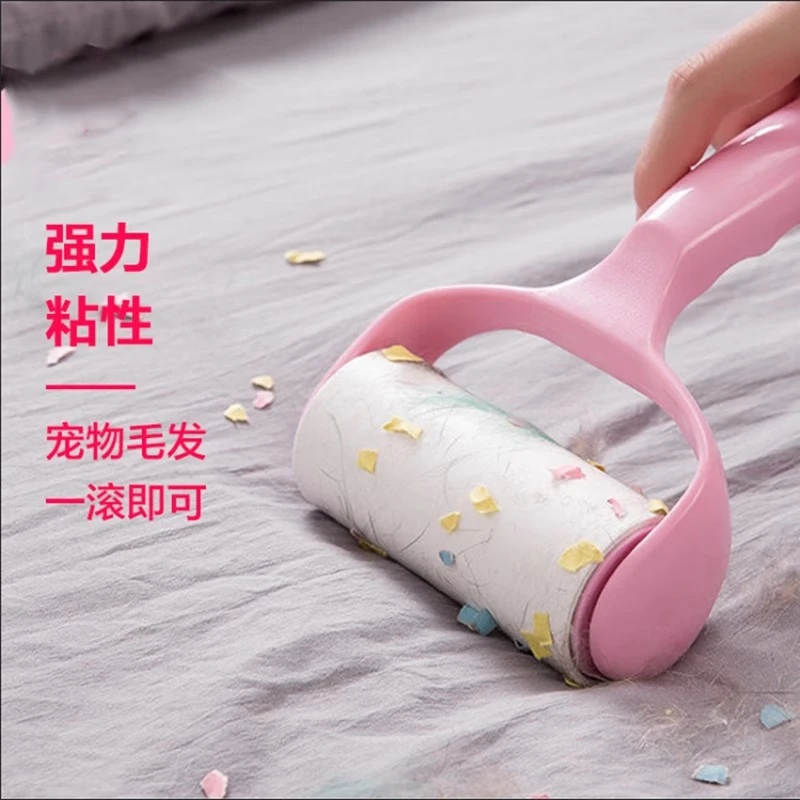 除毛猫毛粘头发神器粘纸滚撕纸替换卷纸粘毛器滚筒可撕式滚刷沾毛