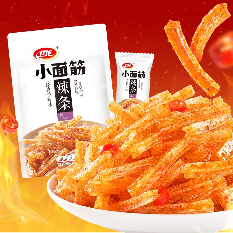 卫龙面筋制品香辣味小面筋282g×1包休闲零食出游聚餐儿时回忆