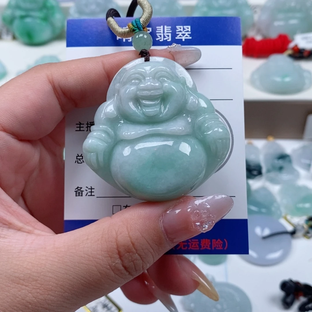 颈饰未镶嵌翡翠天然翡翠