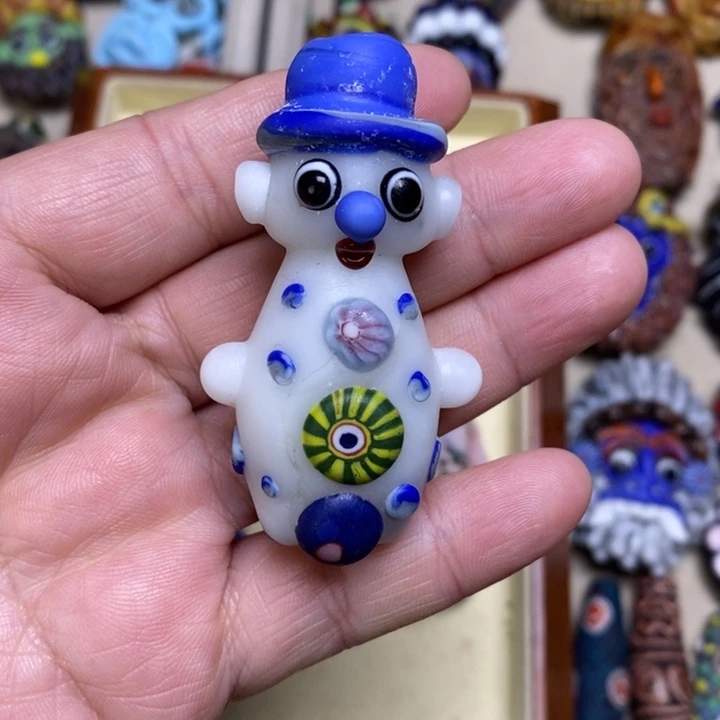 琉璃颈饰福利小雪人不退换060