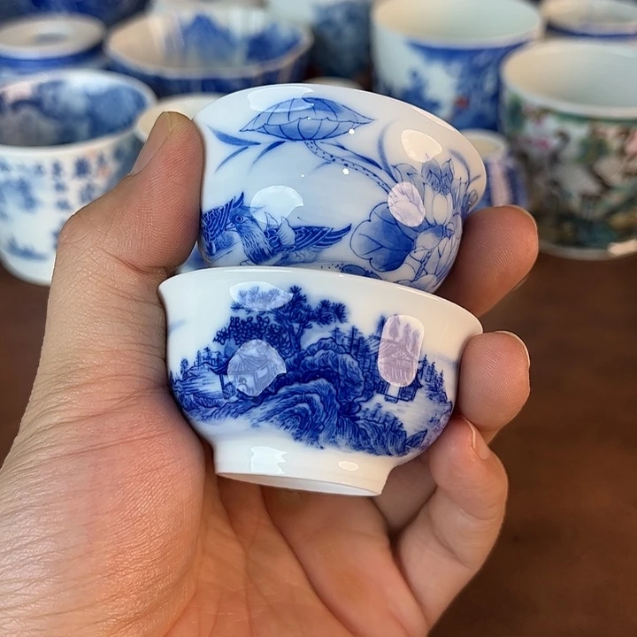 瓷片景德镇全手工手绘陶瓷