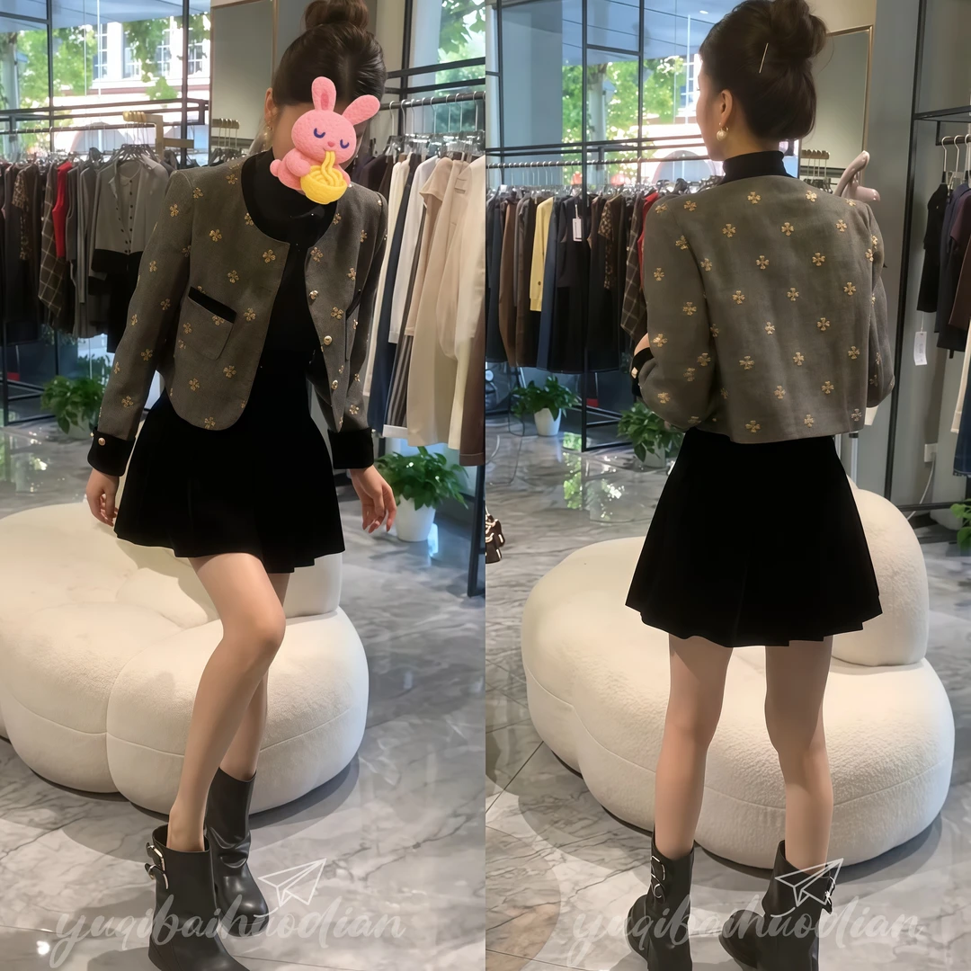 高端优雅女神范百搭显瘦外套半身裙早秋新款时尚精致超好看两件套