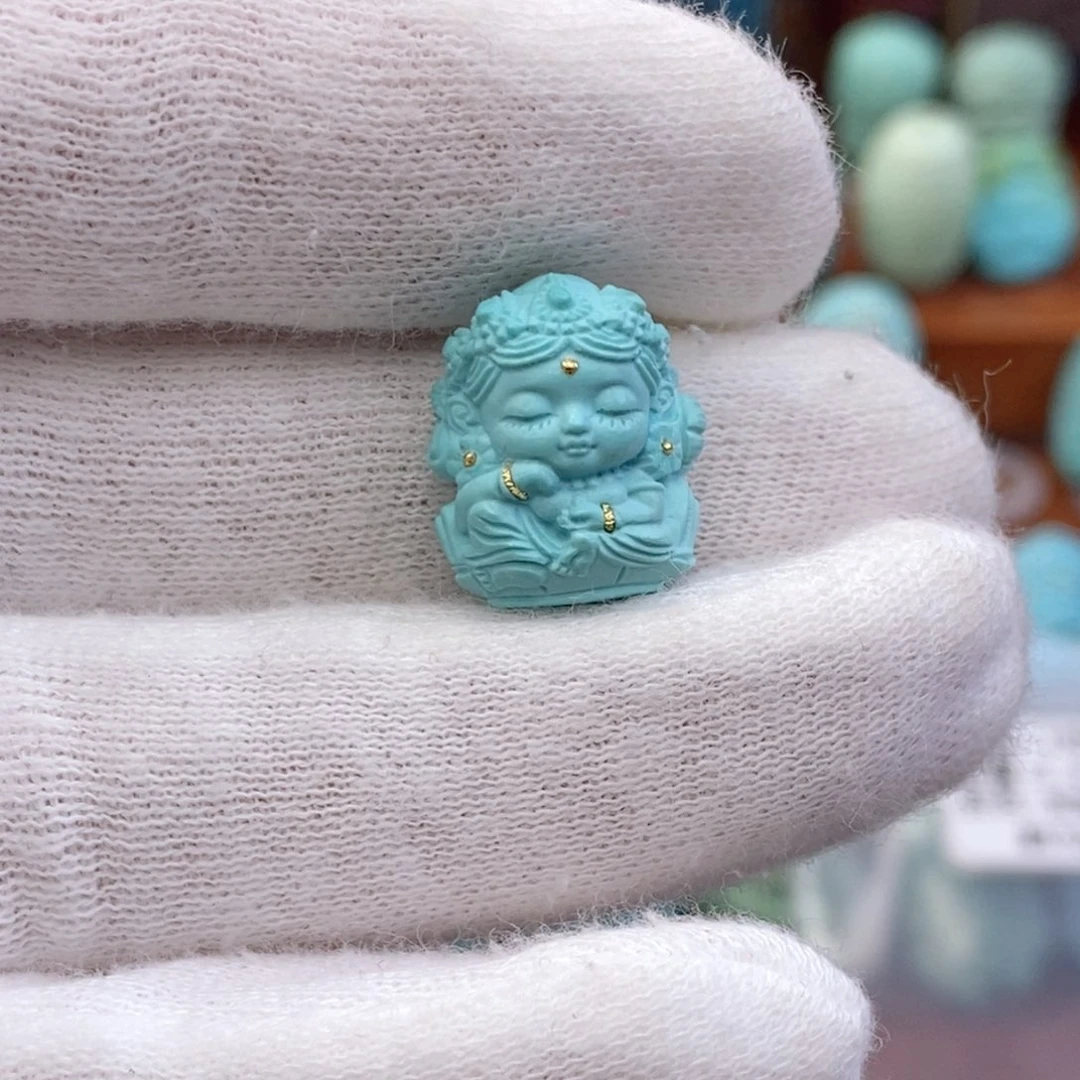 绿松石未镶嵌珠宝奇石