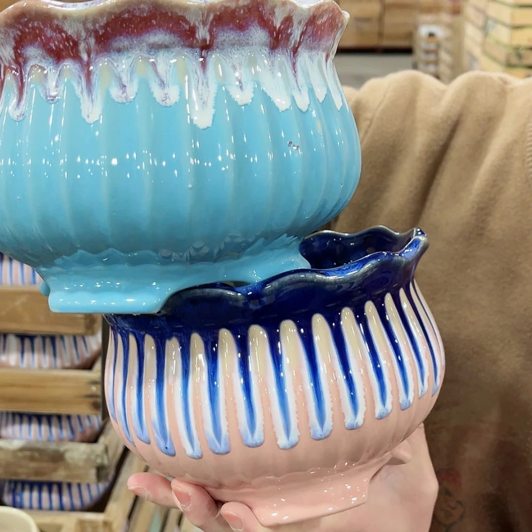 【闪购商品】陶瓷陶瓷多肉植物花盆