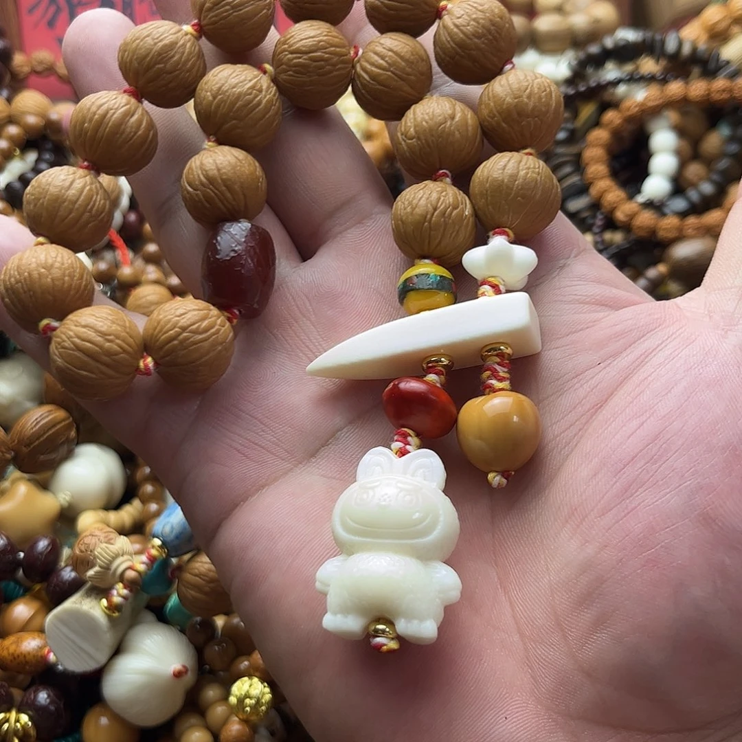 木质非金属原创猴头手持