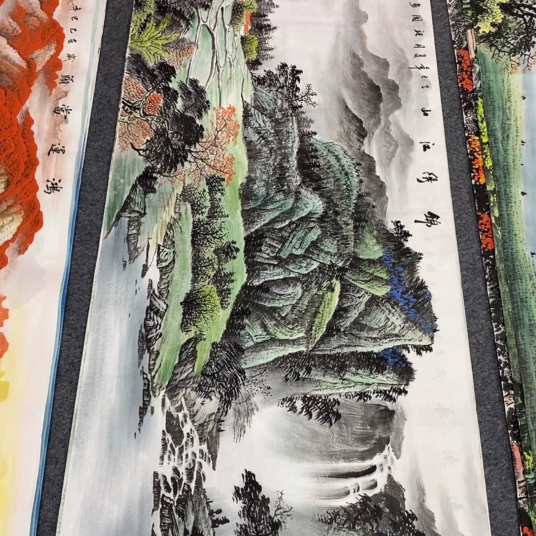 国画画画真的画画画