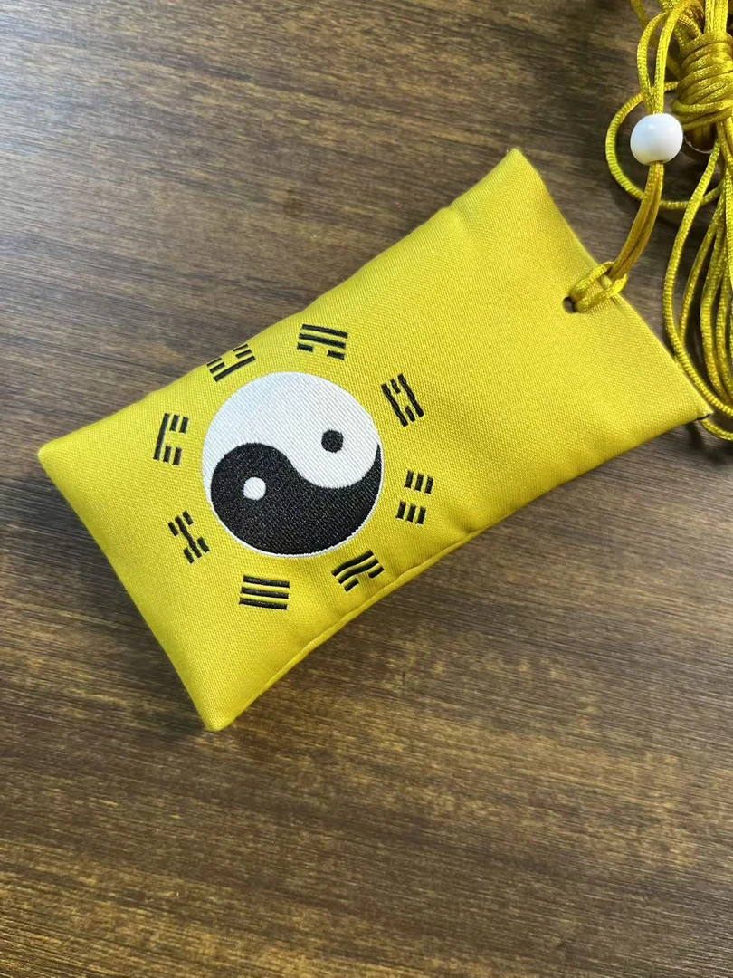 刺绣太极八卦仙鹤福袋道家法器小香包中国风香囊