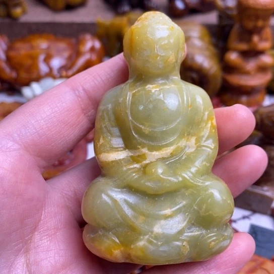 蛇纹石玉未镶嵌颈饰13