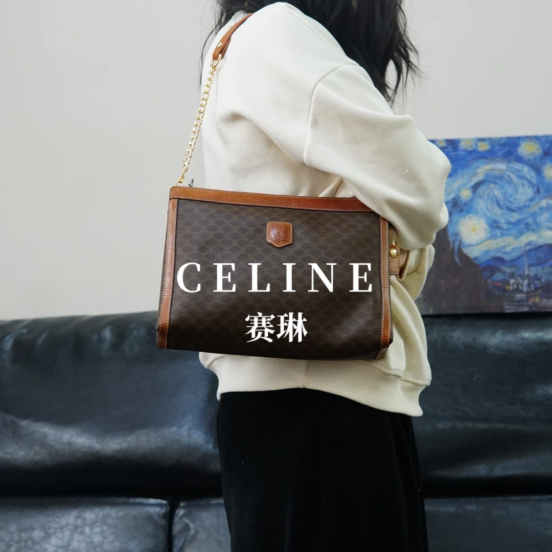 95新 Celine/思琳 老花单肩包/JJ02514524/4524