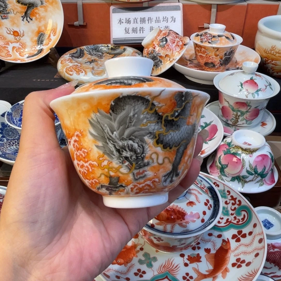 景德镇手绘茶器哦哦哦哦哦