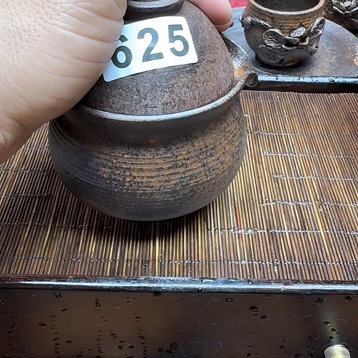 纯手工制作粗陶茶具