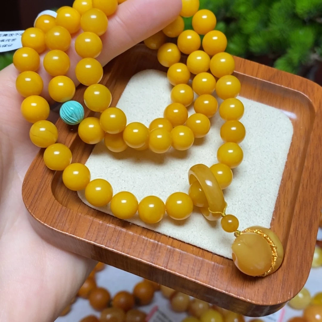 【闪购商品】未镶嵌蜜蜡手链手串