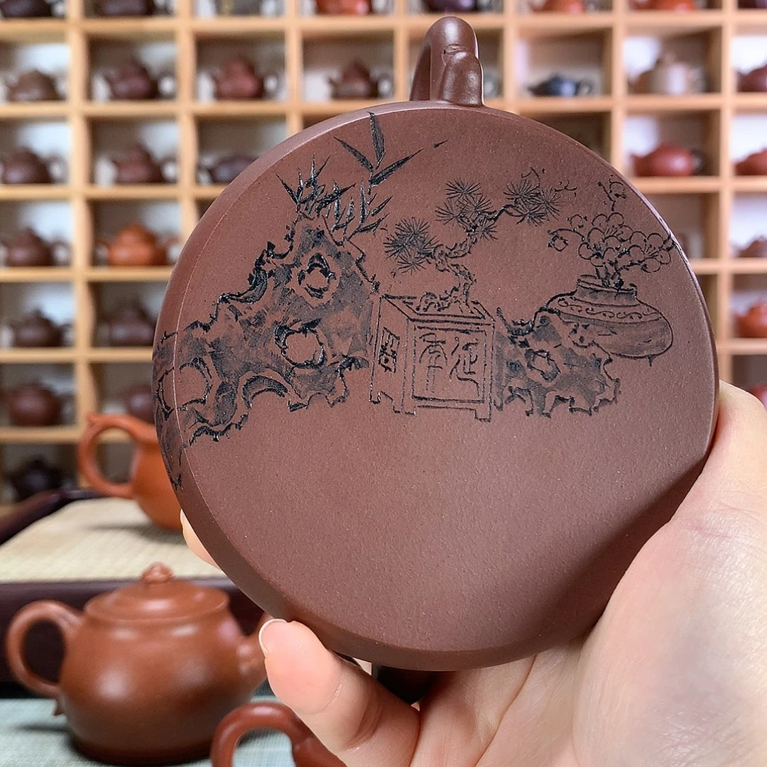 紫砂盛瓢紫砂壶手工制作