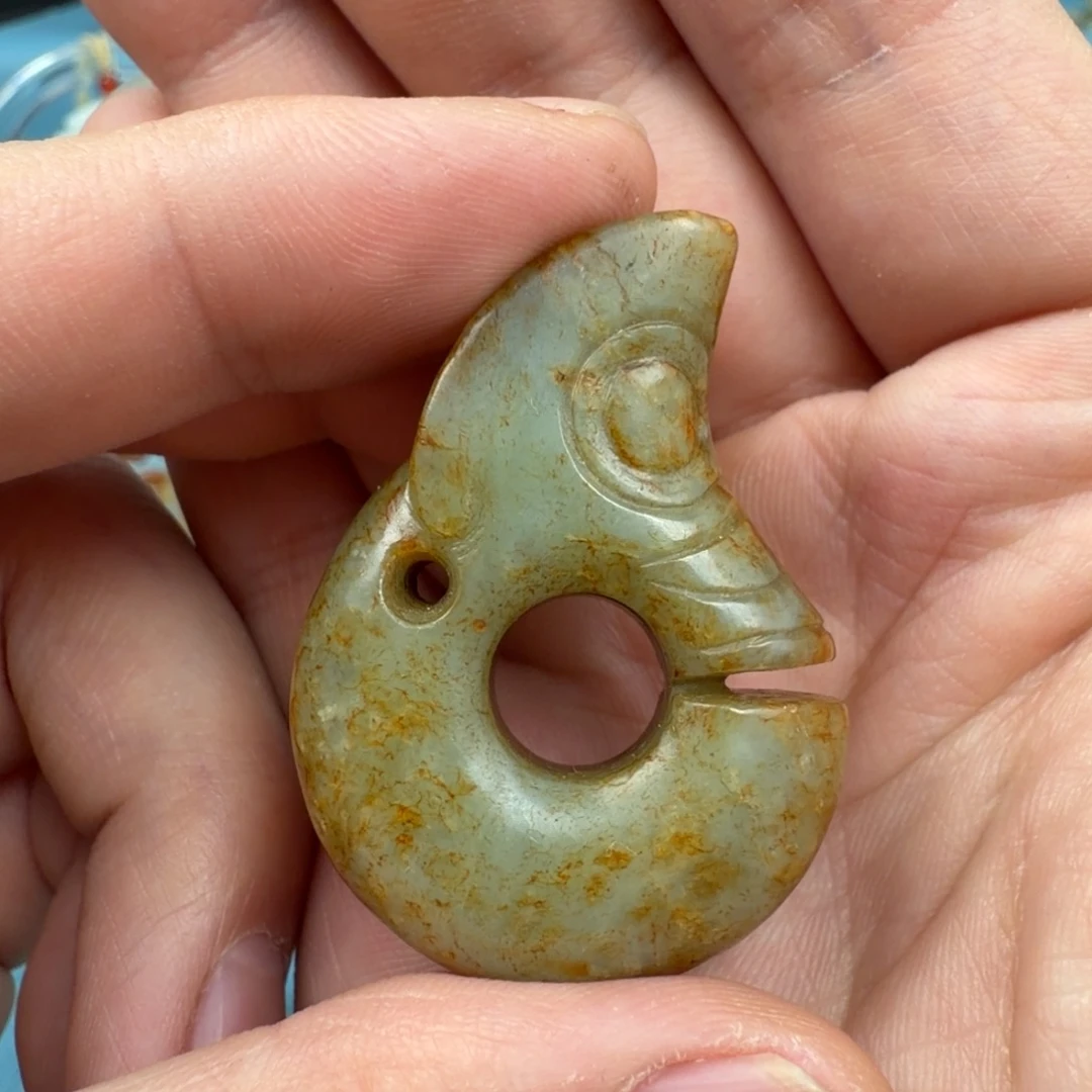 和田玉未镶嵌挂件14