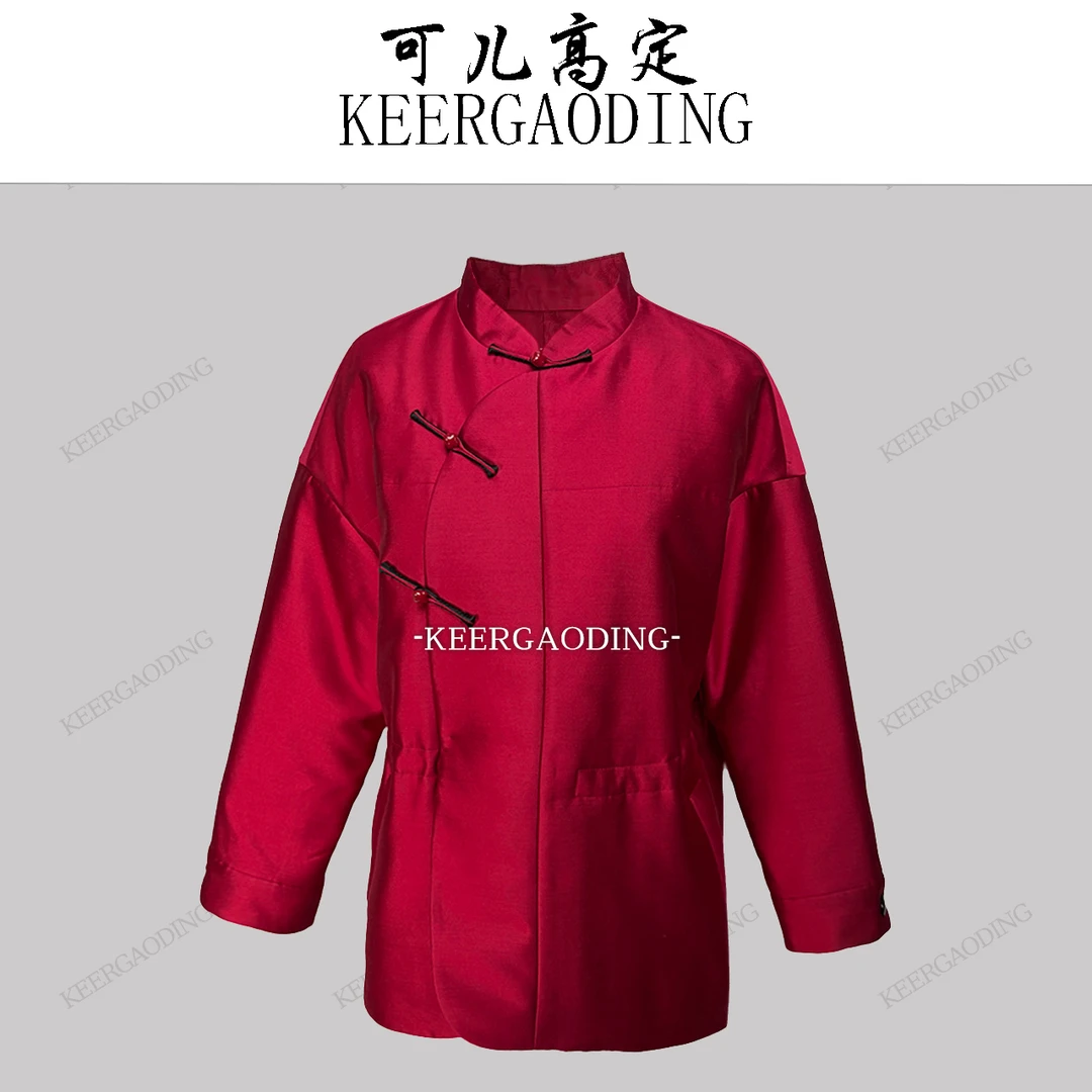 【可儿·高定】高端新中式国风设计师款丝毛棉服外套JC7342