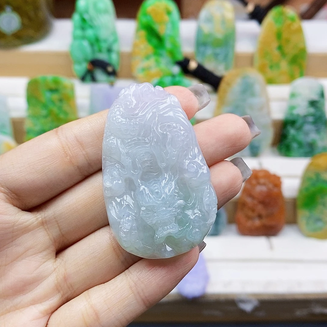 定制翡翠未镶嵌天然翡翠A货